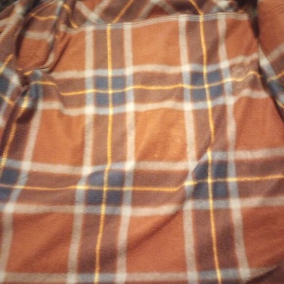 Freedom Foundry plaid fleece button down shirt shacket - Picture 6 of 12